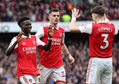 EPL PIX: Arsenal extend lead with win over Palace