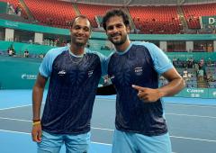 Asian Games battle ends in silver for Ramkumar-Saketh