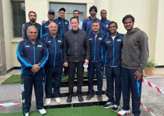 Indian High Commission hosts Davis Cup team