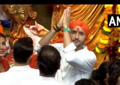 SEE: Harbhajan Singh visits Lalbaughcha Raja