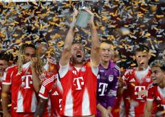 PIX: Bayern outclass Stuttgart to lift German Supercup