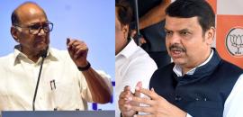 BJP MLA's slur triggers NCP-SP protest, Pawar dials Fadnavis
