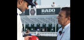Gavaskar's rare gift for Shubman Gill
