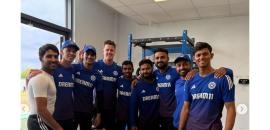 India players hit gym ahead of Manchester Test