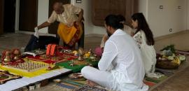 At Athiya, Rahul's Grih Pravesh