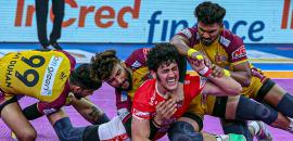 Bharat, Vijay help Telugu Titans pip Gujarat Giants