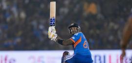 2nd T20I PIX: Kishan, SKY fifties fire India to dominant win