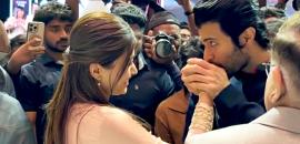 Vijay Deverakonda Kisses Rashmika's Hand