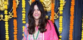 Nargis-Nimrat's Ganpati Celebrations At Ektaa's Home