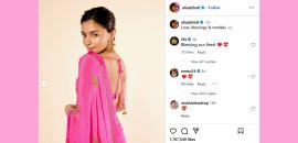 Guess How Much Alia's Sari Costs?