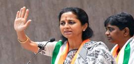 Supriya Sule's Car Hit Due To Reckless Driving On Expressway