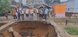 Portion of bridge collapses in Bihar's Jamui