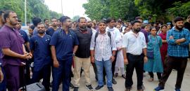 AIIMS-Patna docs' strike enters Day 3 over MLA row, services hit