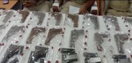 Large cache of arms, ammo recovered from Bengal flat, 1 held