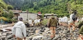 Uttarkashi rescue operations intensify, 65 stranded people airlifted
