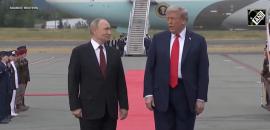 Trump, Putin meet in Alaska along with aides