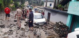 Floods, debris flow hit Uttarakhand's Chamoli; 2 missing