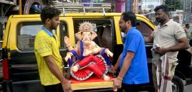 Mumbai Takes Its Beloved Bappa Home