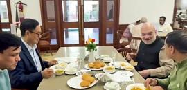 When Amit Shah Decided To Lunch In Parliament Canteen