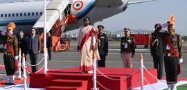 President Murmu reaches strife-torn Manipur for maiden visit