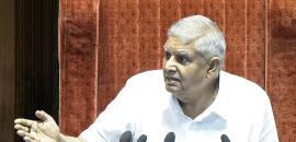 MHA notifies resignation of Dhankhar; Rajya Sabha informed