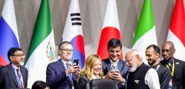 Modi, Meloni all smiles as world leaders gather for G20 summit
