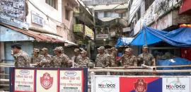 Police conduct flag march in Cuttack ahead of mass prayer