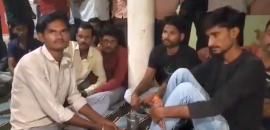 Man forced to wash Brahmin's feet, drink same water over AI image
