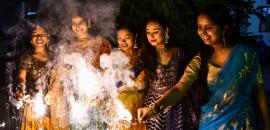 India celebrates Diwali with fervour, Delhi AQI worsens