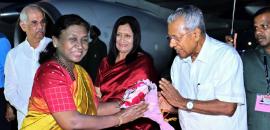 Wheels of President's helicopter get stuck at Sabarimala helipad