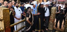 President Murmu offers prayers at Sabarimala, carries sacred bundle