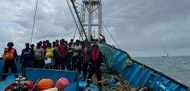 Coast Guard rescues 31 fishermen stranded in sea for 11 days