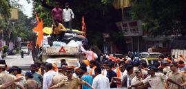 Video calls to Jarange, CCTV: How Mumbai police handled Maratha protest
