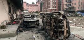 Protesters in Nepal attack Indian tourist bus