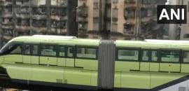 Tech snag halts Mumbai's monorail, 2nd incident in a month