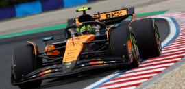 Norris completes Hungarian practice double as McLaren dominate