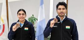 Saurabh-Suruchi win 10m air pistol mixed team bronze