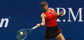 PIX: Raducanu wins first US Open match since 2021