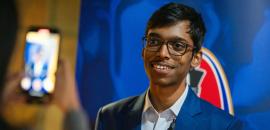 Praggnanandhaa in joint lead after win; Gukesh loses