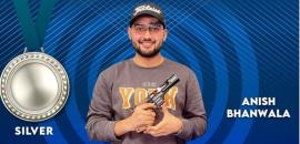 Anish Bhanwala wins Asian 25m Rapid Fire Pistol silver