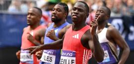 Seville Edges Olympic Champ Lyles For 100m Title