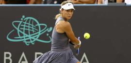 PIX: Kalinskaya beats Raducanu, sets up Fernandez final