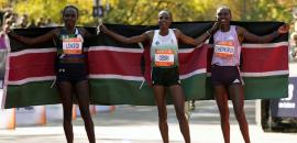Obiri leads Kenyan women's podium sweep in NYC Marathon