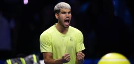 PIX: Alcaraz, Sinner to clash in ATP Finals title match