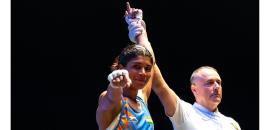 World C'ships: Nikhat keeps medal hopes alive with quarterfinal berth