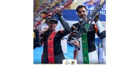 Isha-Himanshu strike gold at ISSF Junior World Cup