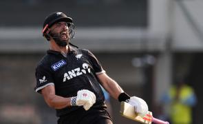 3rd ODI: Mitchell torments India again as NZ post 337