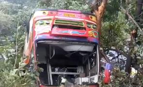 9 killed, 22 injured as bus falls off road in Andhra