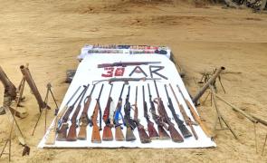 Manipur Insurgency: Five Arrested, Arms Cache Recovered Near Myanmar Border
