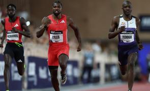 Lyles wins Tebogo rematch; Wanyonyi outclasses 800m field